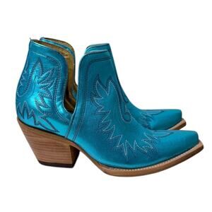 Ariat Women's Dixon Western Boots Size 6B Electric Calypso Blue Rodeo Festival